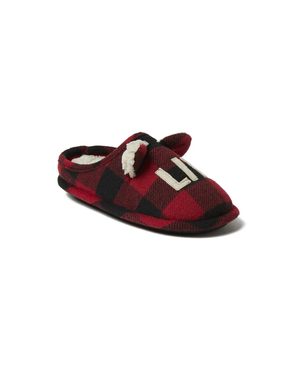 Buffalo Check Lil Bear Clog Slipper by Dearfoams