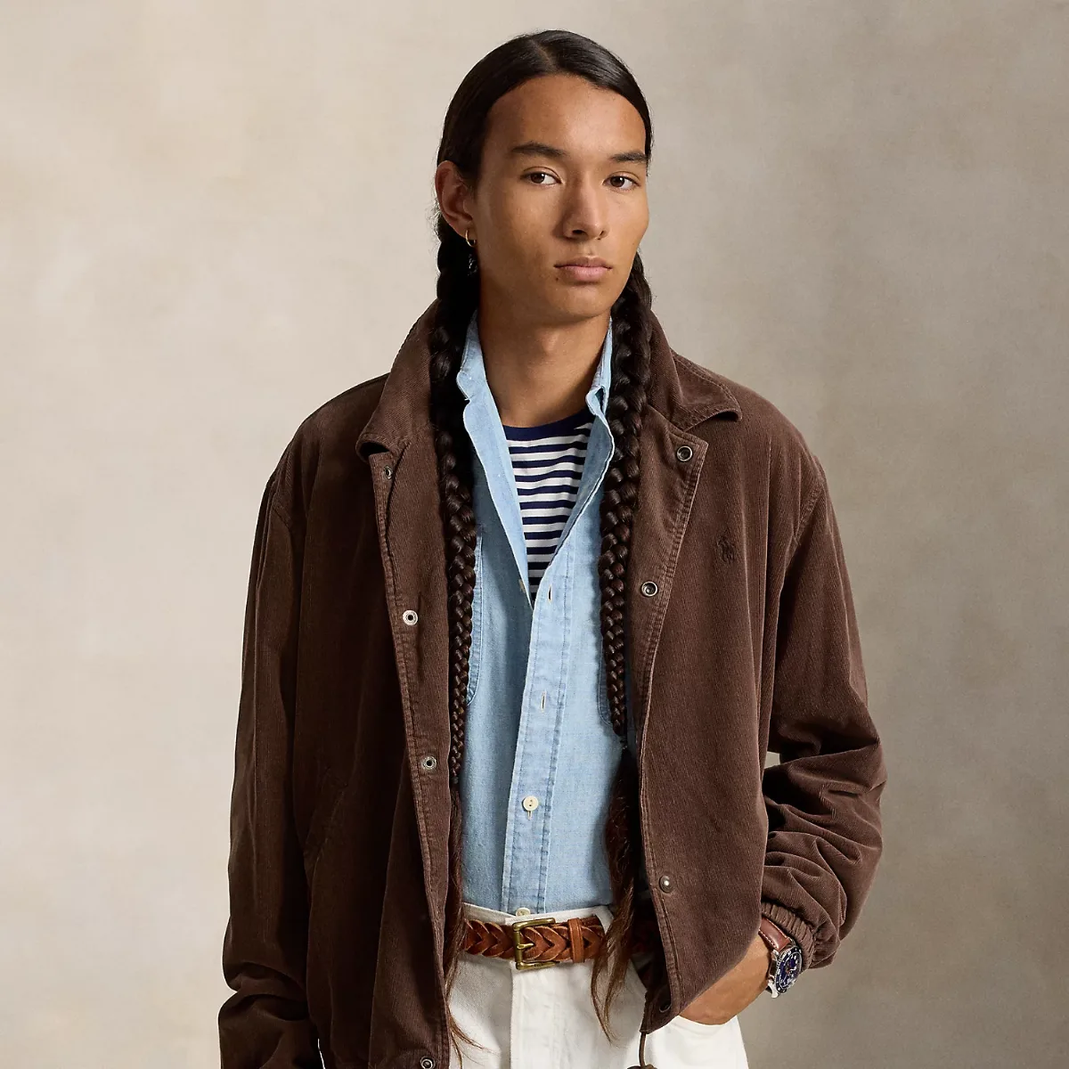 Relaxed Fit Corduroy Coach's Jacket by Polo Ralph Lauren