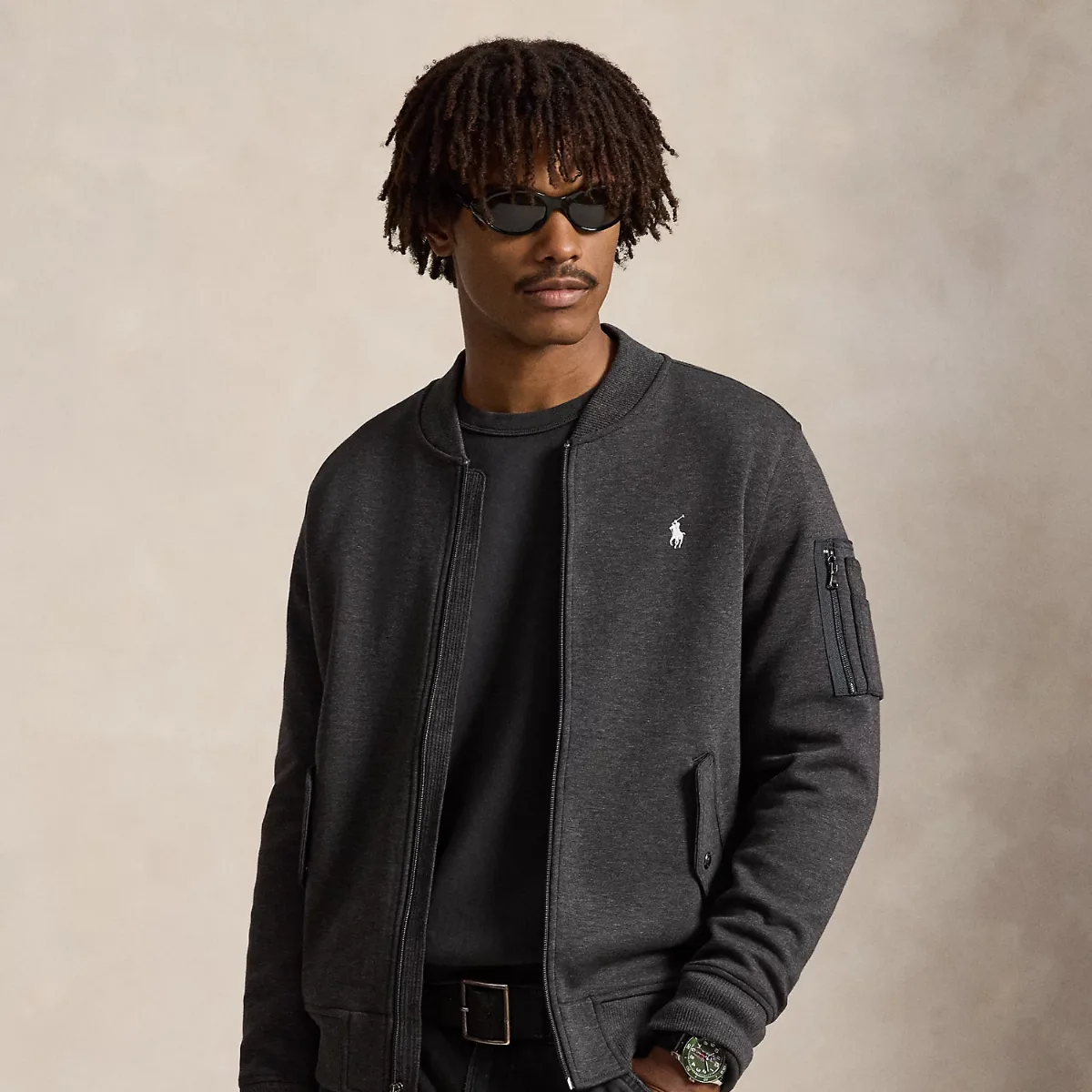 Double-Knit Flight Jacket by Polo Ralph Lauren