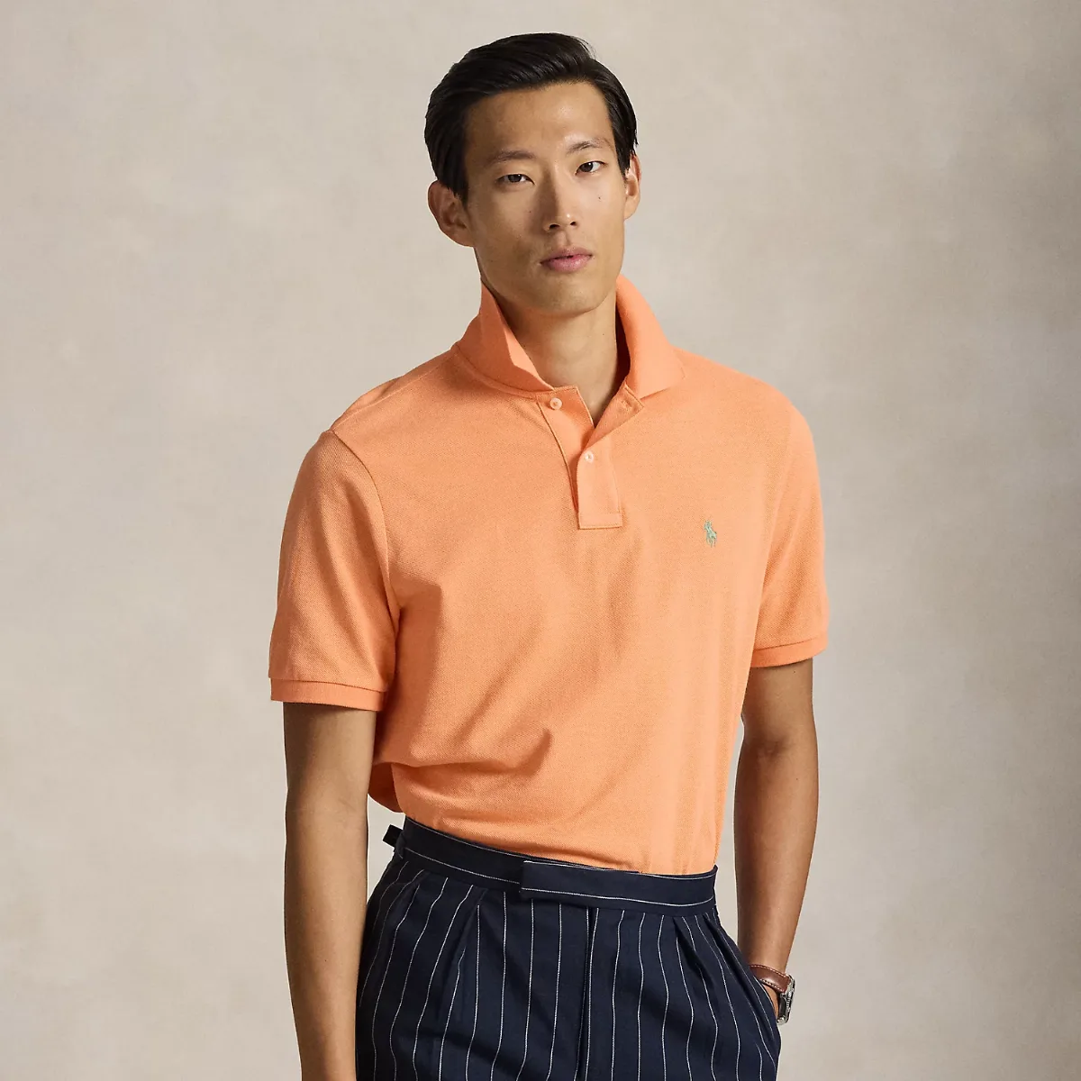 Slim Fit Mesh Polo Shirt by Polo Ralph Lauren