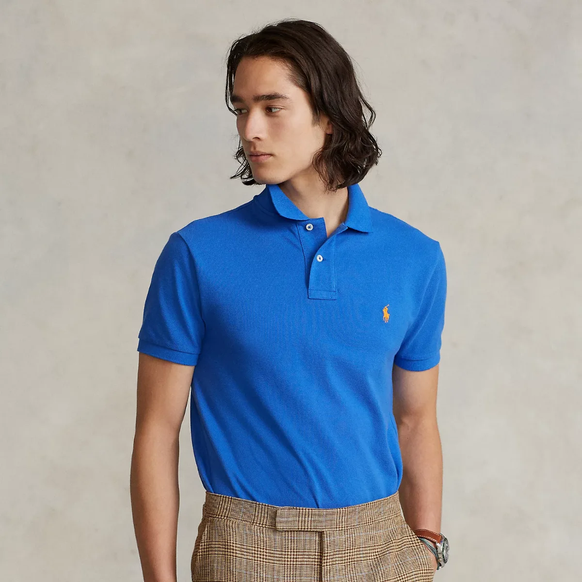 Slim Fit Mesh Polo Shirt by Polo Ralph Lauren