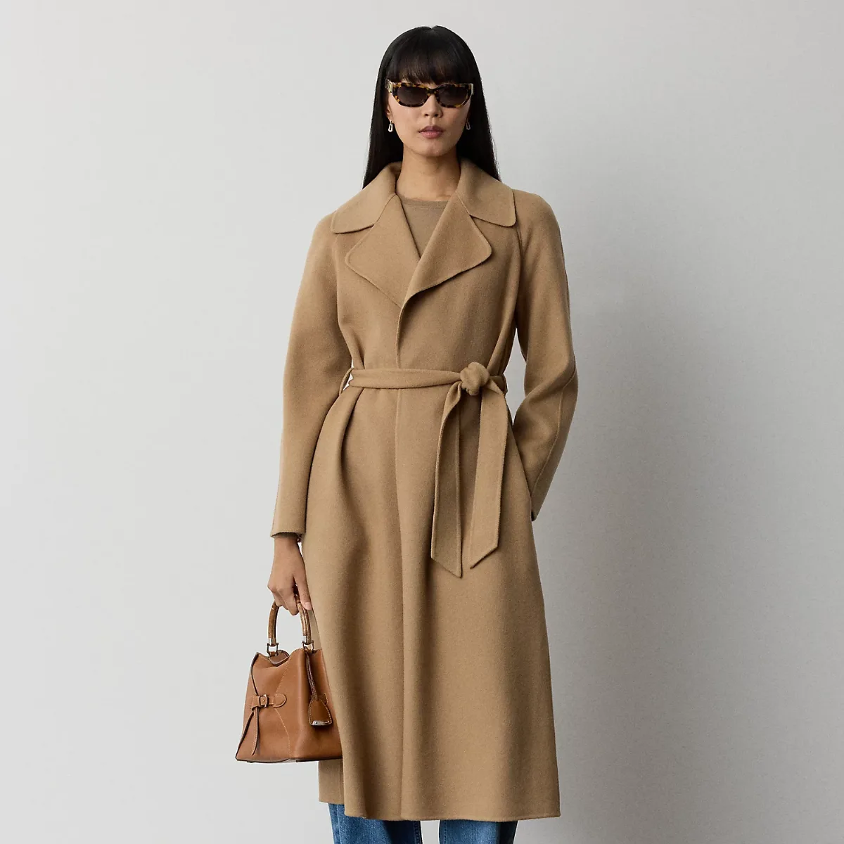 Leonarda Cashmere Wrap Coat by Ralph Lauren Collection