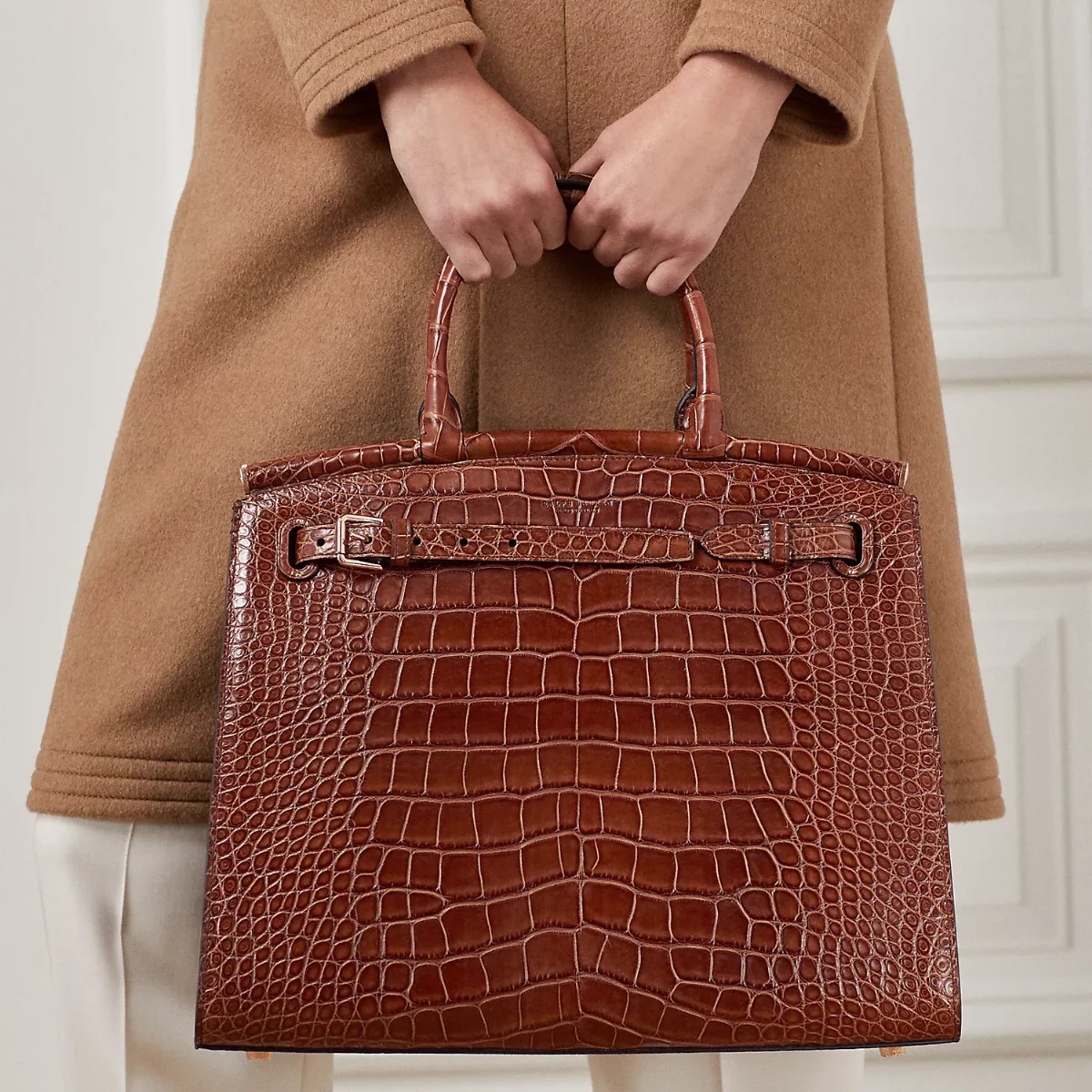 RL50 Caiman Large Bag by Ralph Lauren Collection