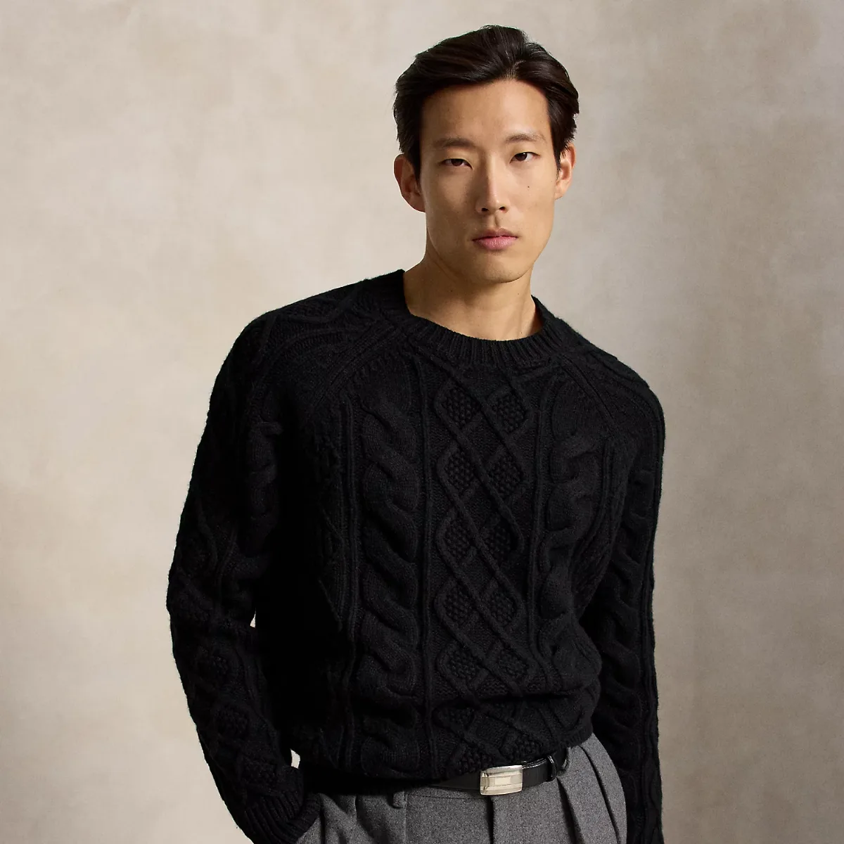 Aran-Knit Wool-Alpaca Jumper by Polo Ralph Lauren