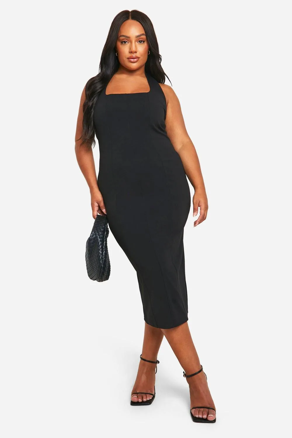 Halterneck Midi Dress