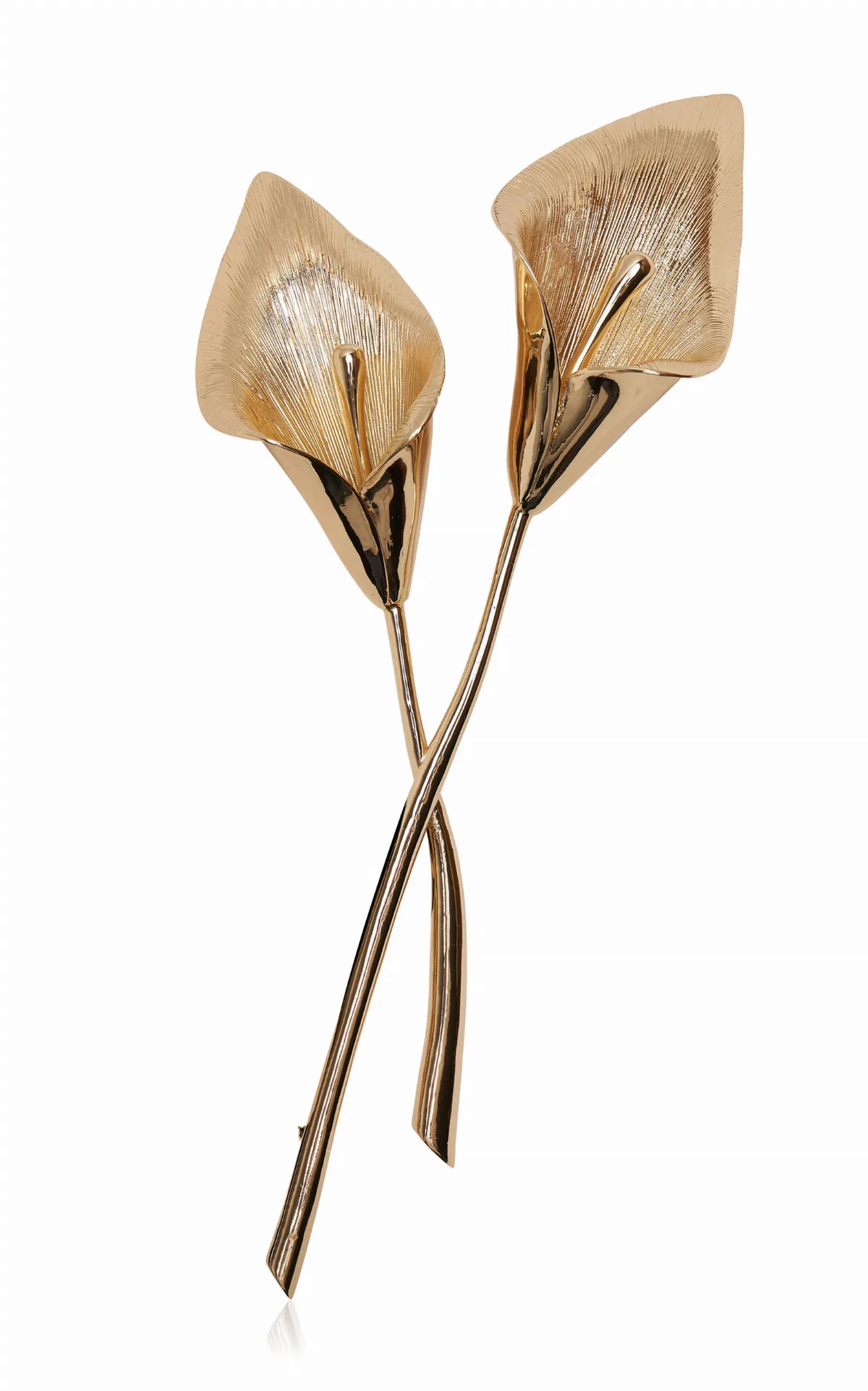 Double Calla Lily Brooch by Carolina Herrera