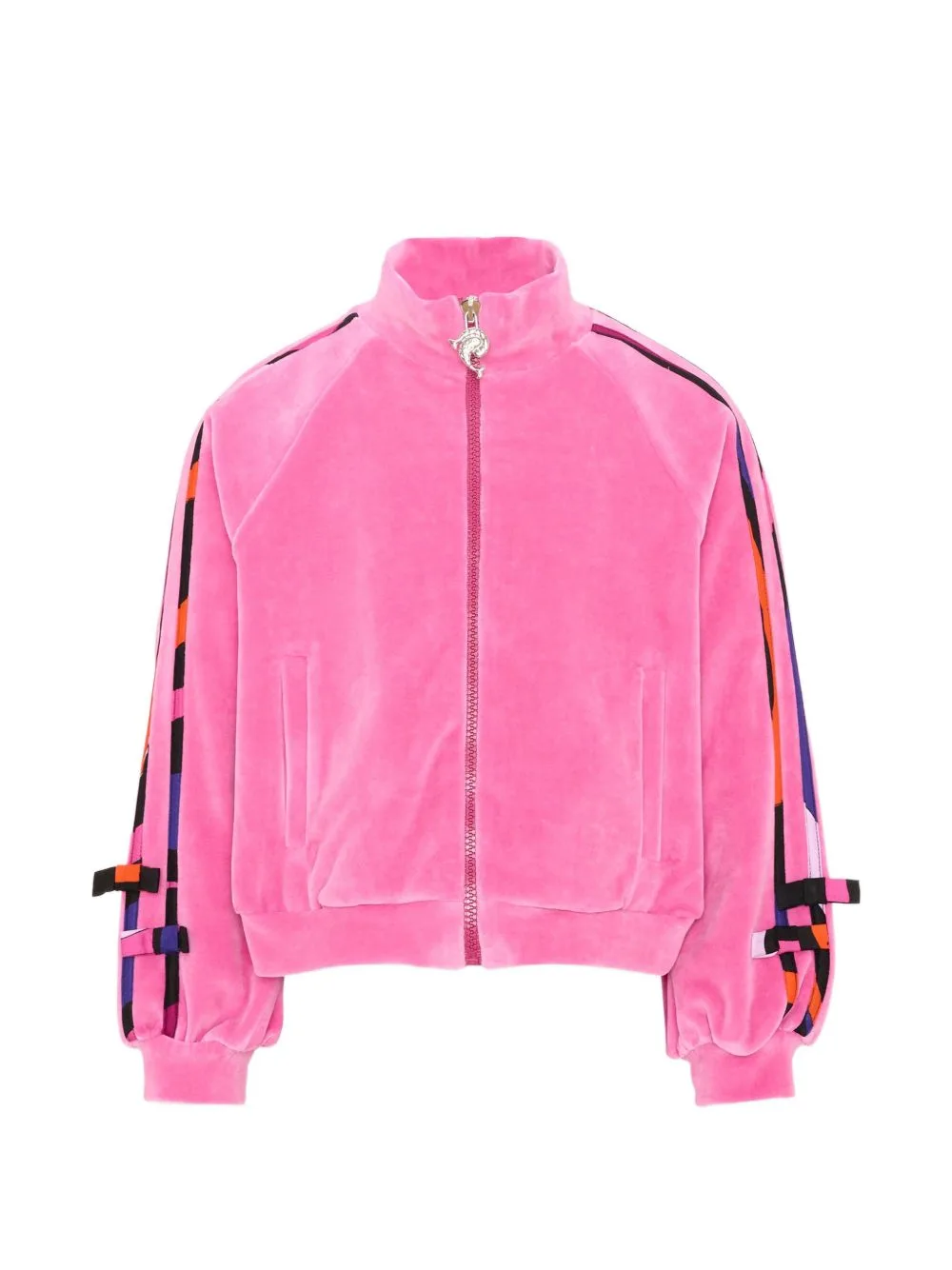 Iride-Print Velvet Jacket by PUCCI Junior