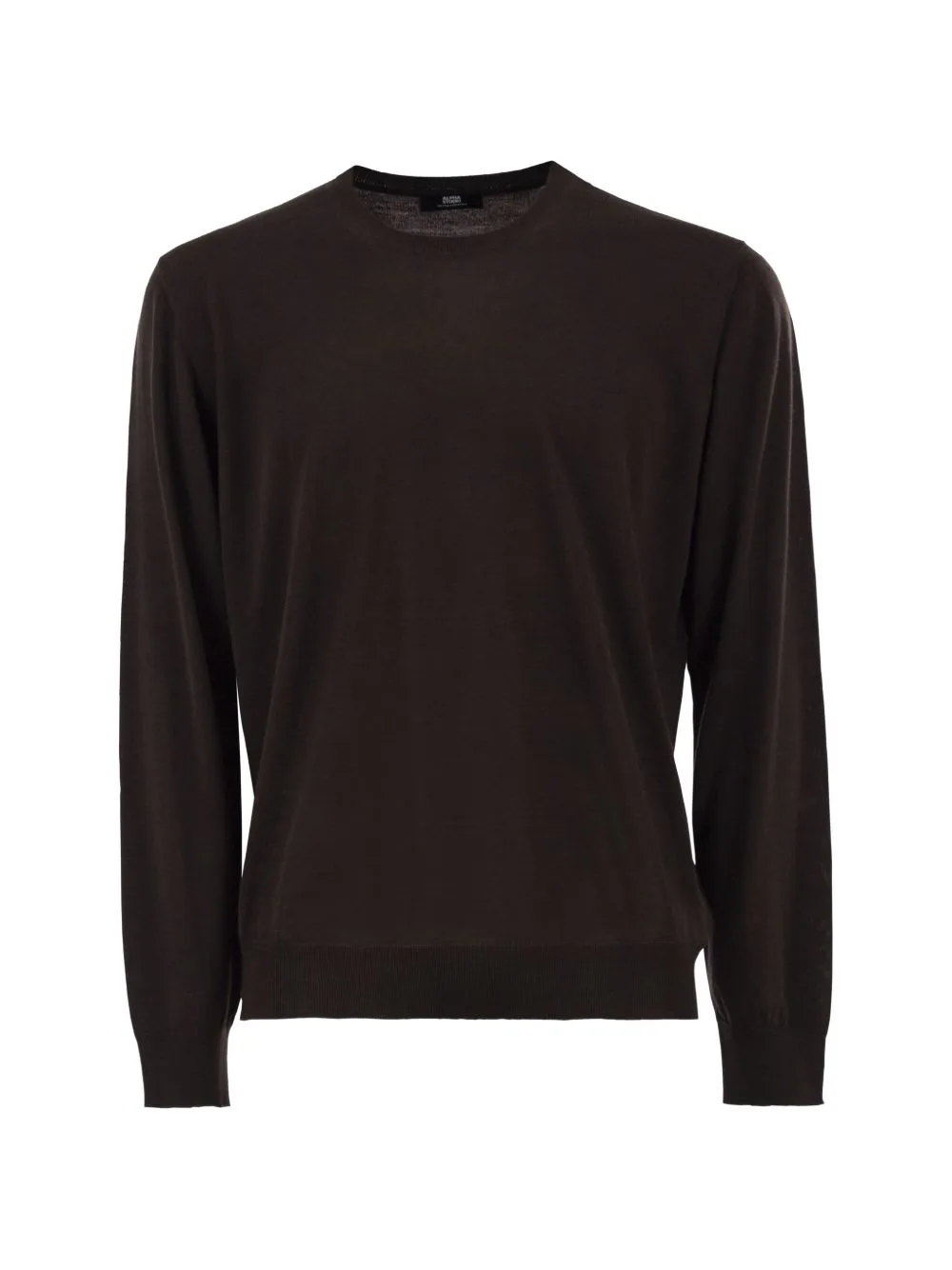Crew-Neck Wool Sweater by ALPHA STUDIO