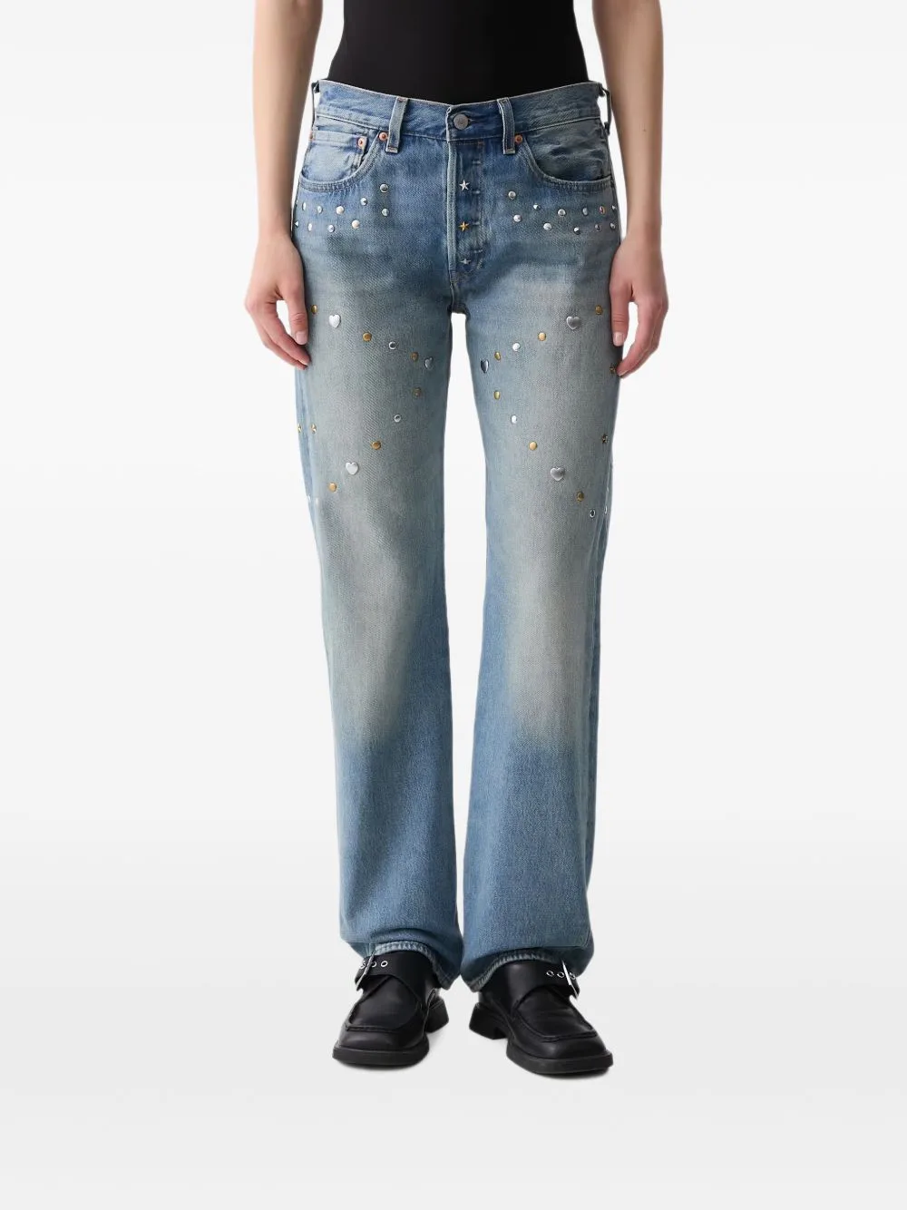 Pride 501® Stud-Embellished Jeans by Levi's