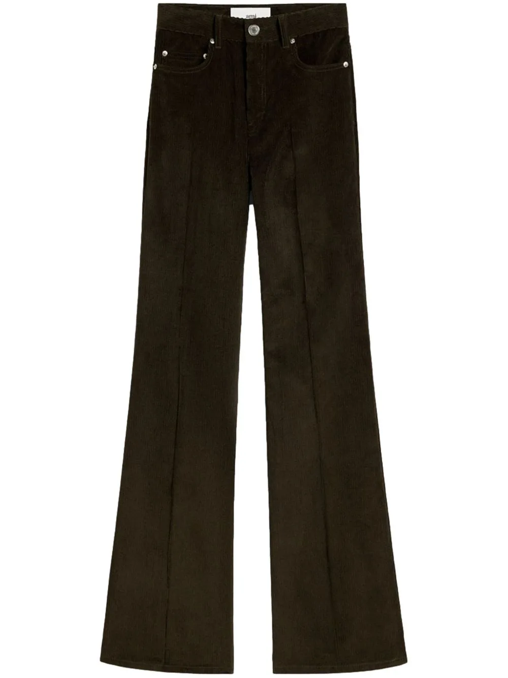 Flared Corduroy Trousers by AMI Paris