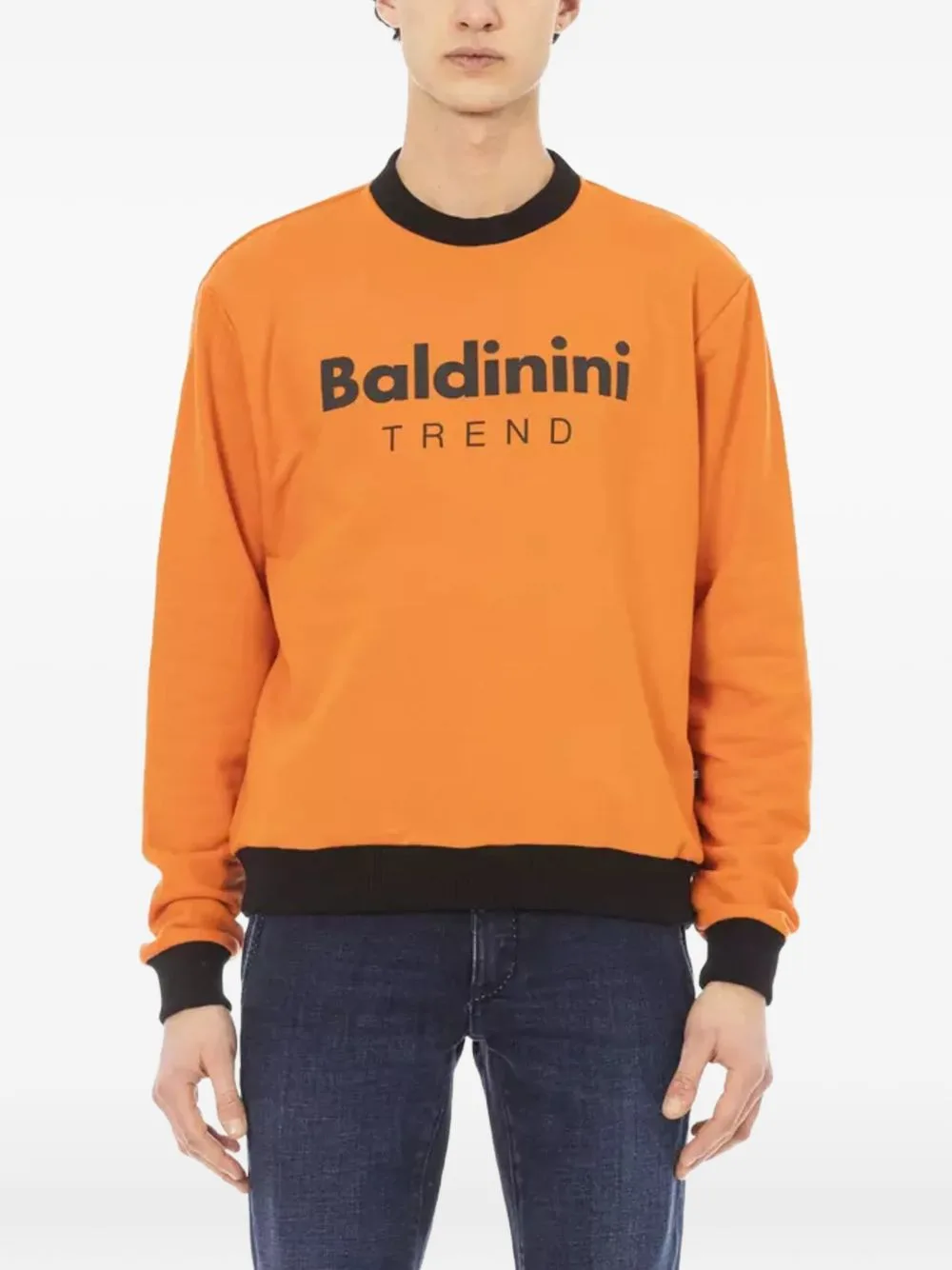 Logo-Print Crew-Neck Sweatshirt by Baldinini