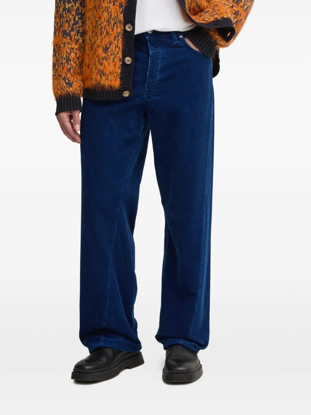 Corduroy-Texture Trousers by Sunflower