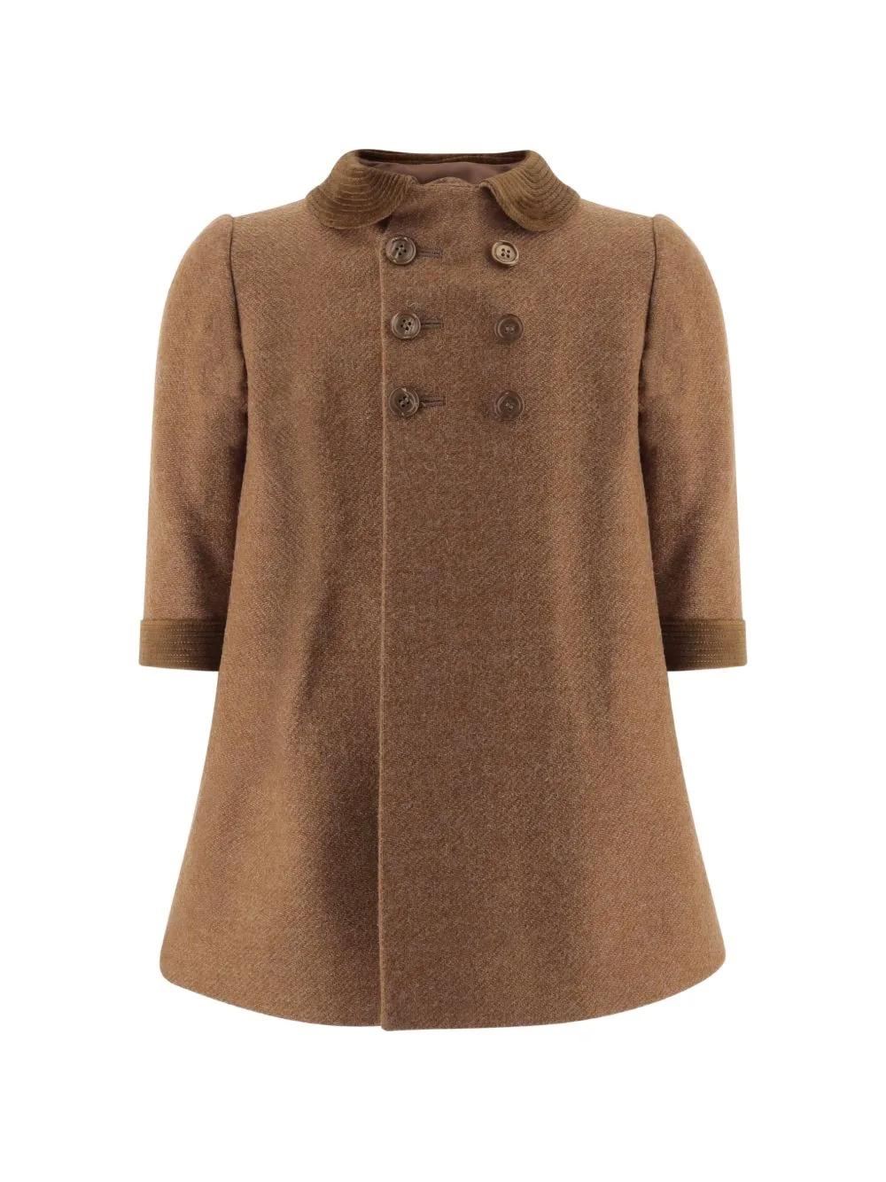 Double-Breasted Tweed Coat by FRIKI