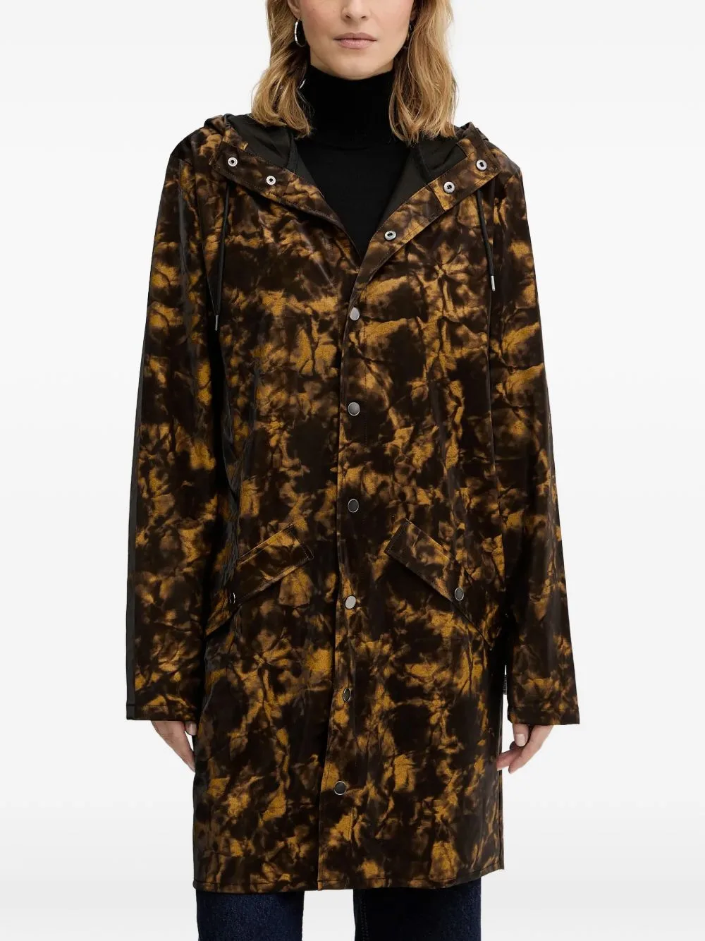 Hooded Rain Coat by Rains