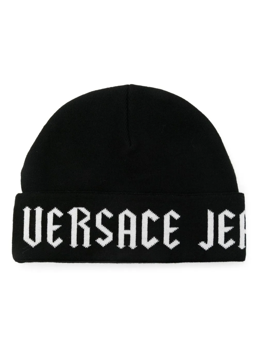 Logo-Jacquard Beanie by Versace Jeans Couture
