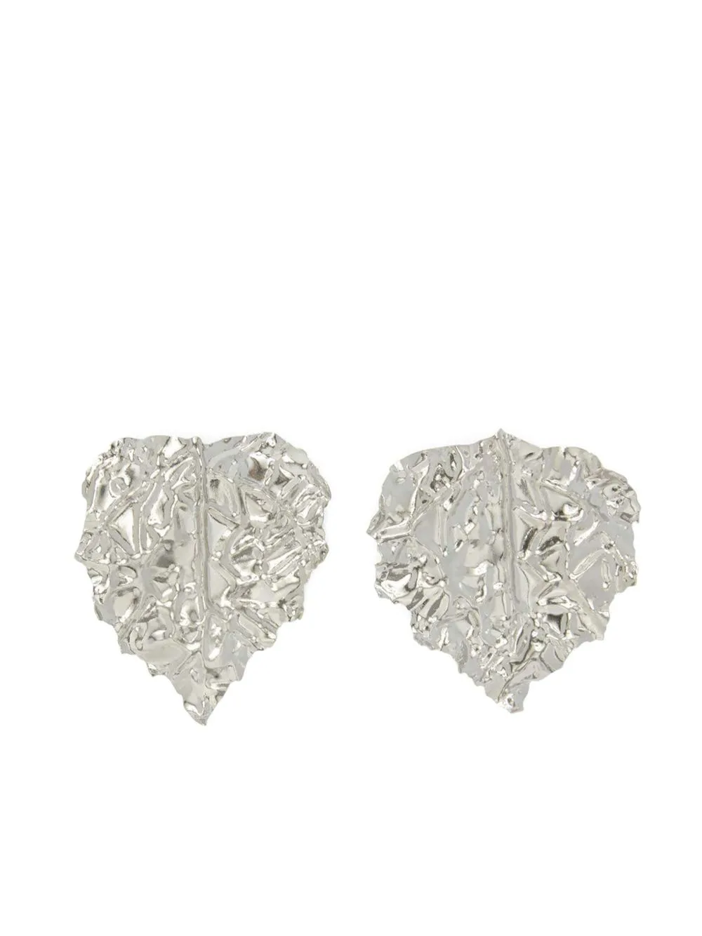 Leaf-Shaped Pendant Earrings by Jil Sander