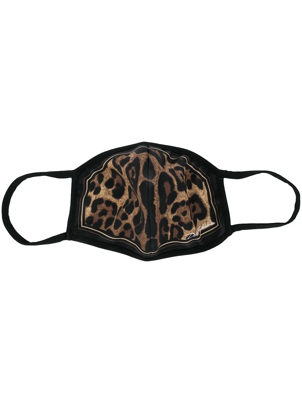 Leopard-Print Face Mask by Dolce & Gabbana