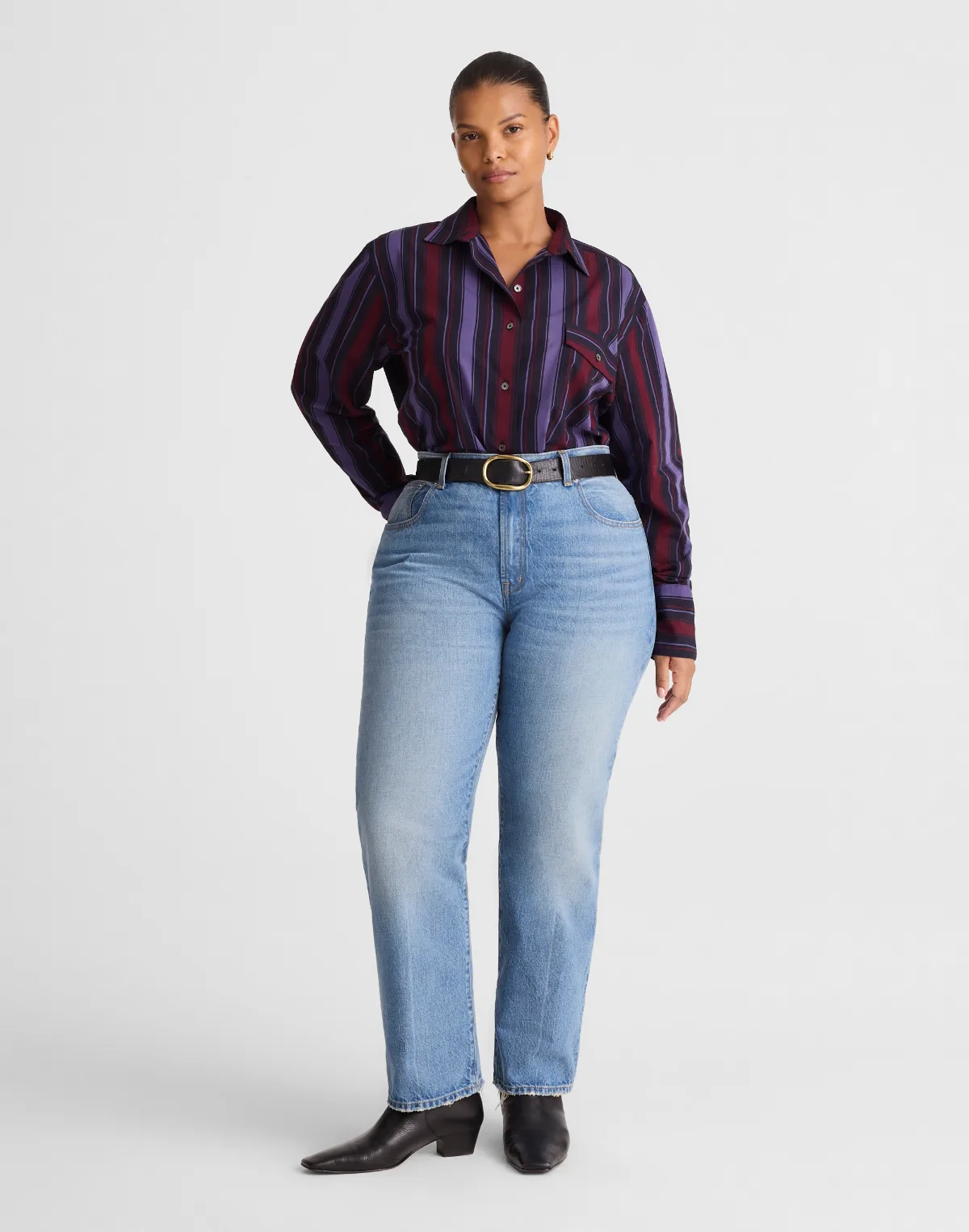 Alexa Chung for Madewell Plus Franny Straight Jean by MW