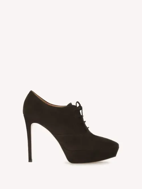 Kourtney Pump in Brown Suede by Gianvito Rossi