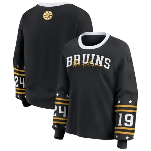 WEAR by Erin Andrews Boston Bruins Long-Sleeve Sport T-Shirt by WEAR by Erin Andrews