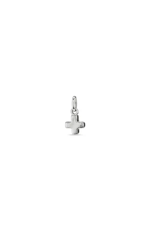 Sterling Silver-Plated Cross Charm by UNODE50