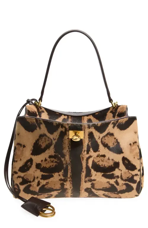 Small Rodeo Genuine Calf Hair Top Handle Bag by Balenciaga