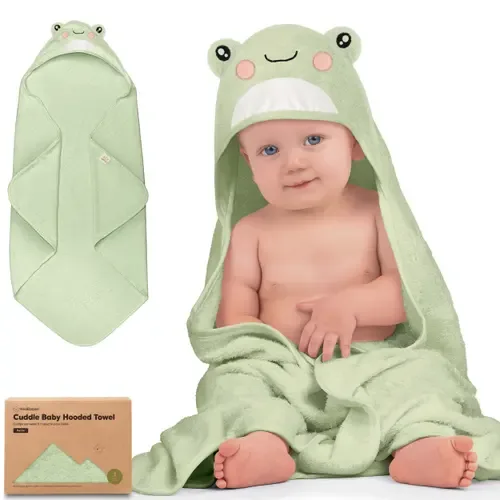Cuddle Baby Hooded Towel by KeaBabies