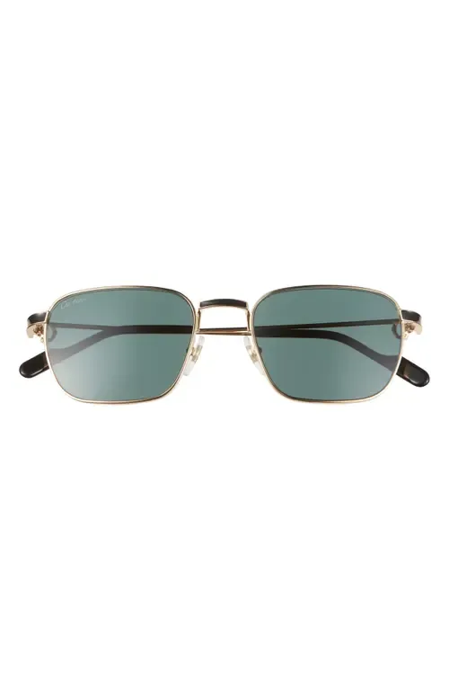 54mm Rectangular Sunglasses by Cartier