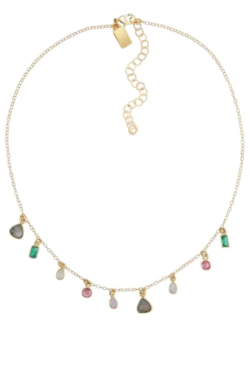 Candy Gem Rainbow Gemstone Necklace by NATIVE GEM