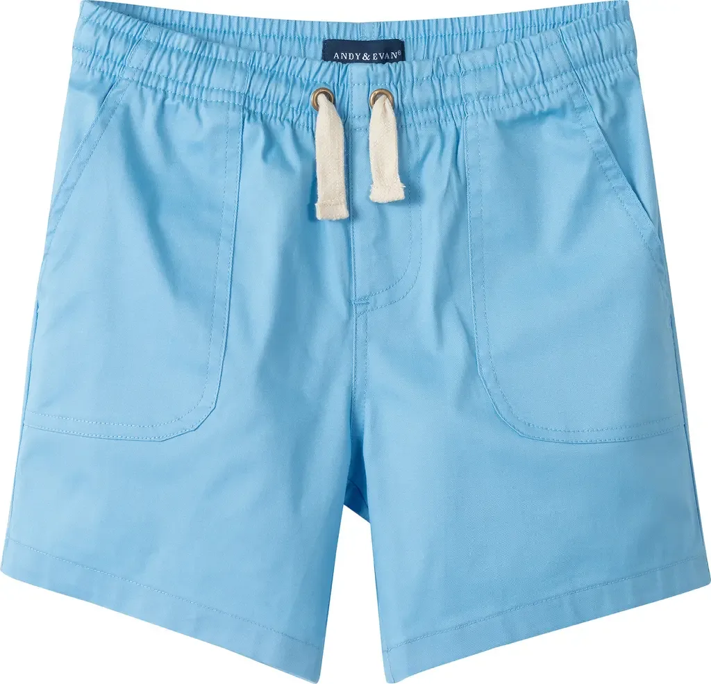 Stretch Cotton Twill Shorts by Andy & Evan
