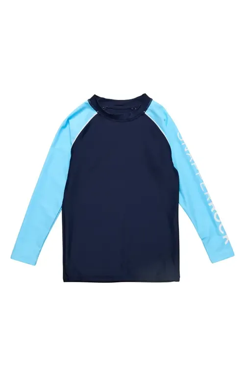 Colorblock Long Sleeve Rashguard Top by Snapper Rock