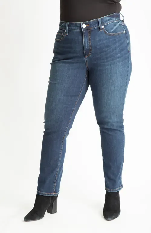 High Waist Straight Leg Jeans by SLINK Jeans