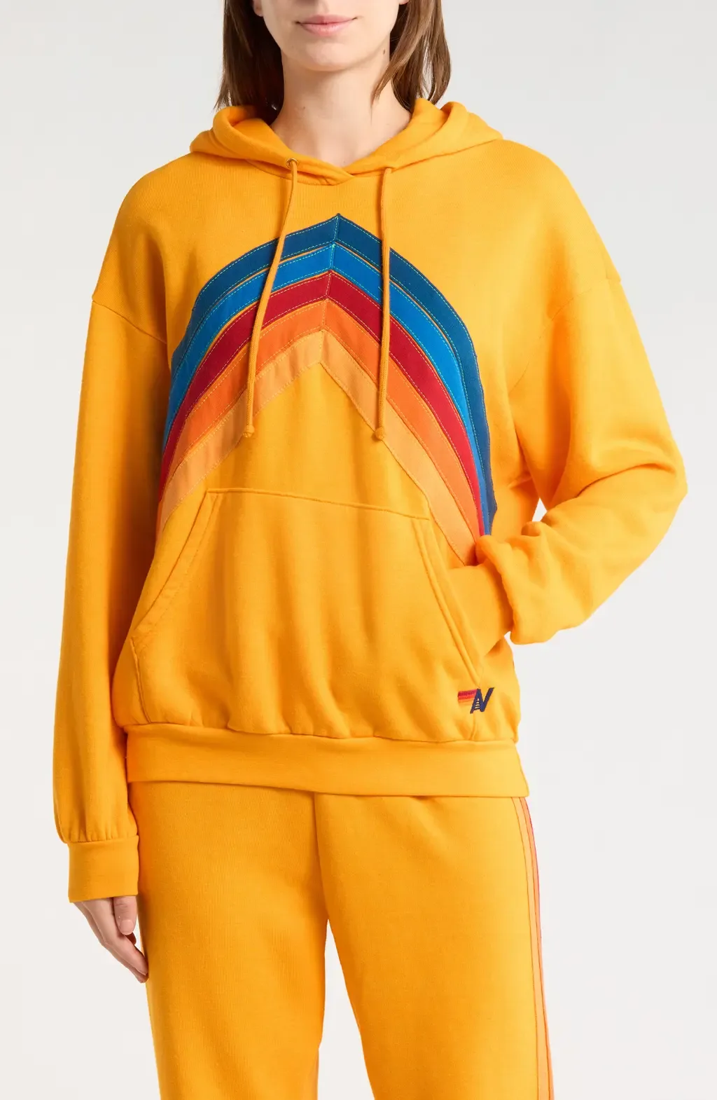 Mountain Stitch Chevron Hoodie by Aviator Nation