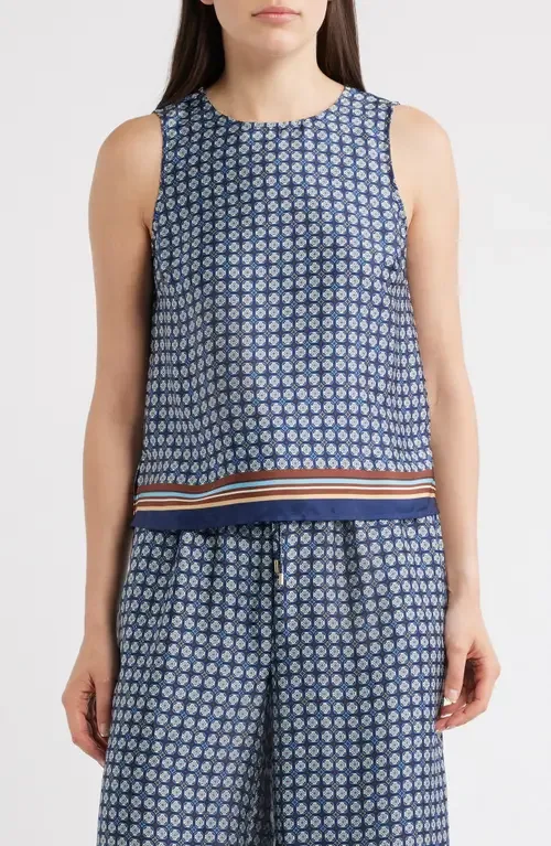 Geo Print Shell Tank by halogen(r)