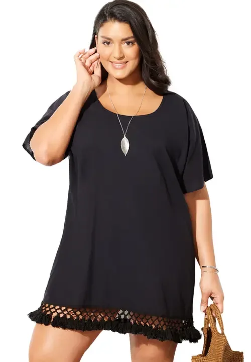 Courtney Tassel Tunic by Swimsuits for All