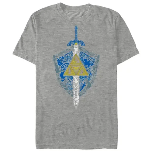 Legend of Zelda Hidden Pattern Short Sleeve Graphic T-Shirt by NINTENDO