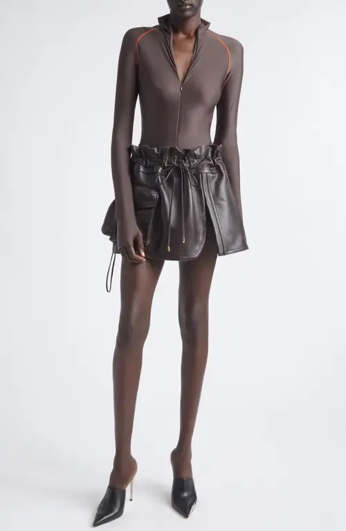 Long Sleeve Bodysuit by LaQuan Smith