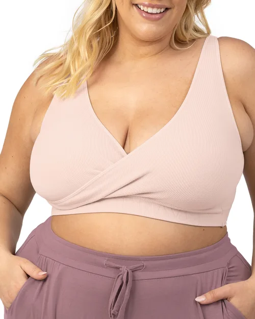 Busty Sublime Adjustable Crossover Nursing & Lounge Bra by Kindred Bravely