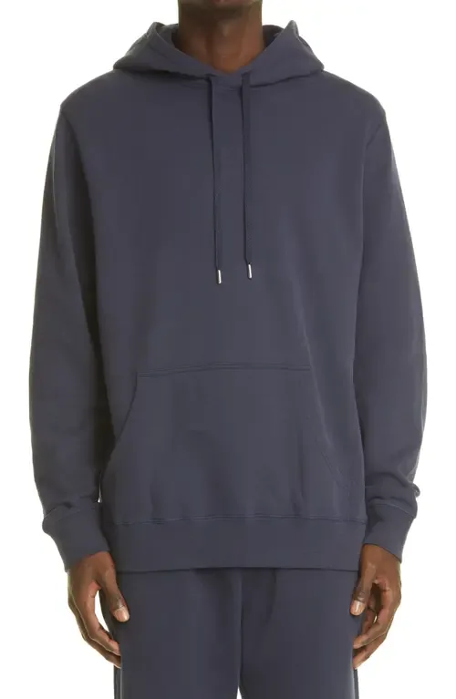 French Terry Pullover Hoodie by Sunspel