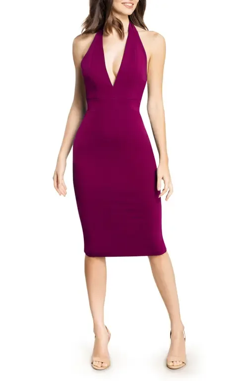 Vanessa Halter Body-Con Midi Dress by Dress the Population