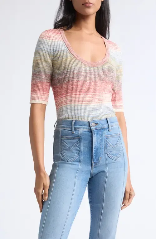 Archibald Scoop Neck Top by Veronica Beard