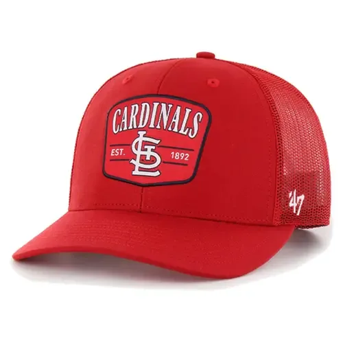'47 Red St. Louis Cardinals Squad Trucker Adjustable Hat by '47