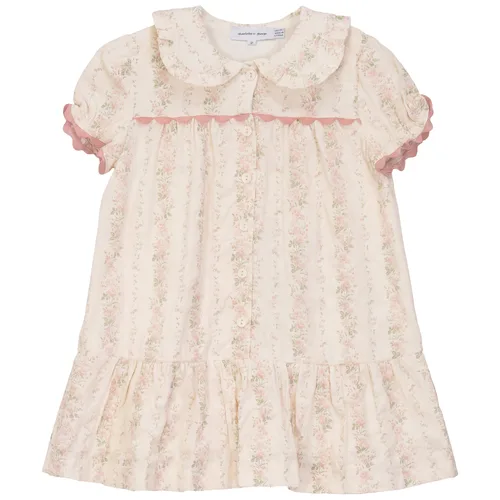 Stripe Floral Print Dress by Charlotte & George