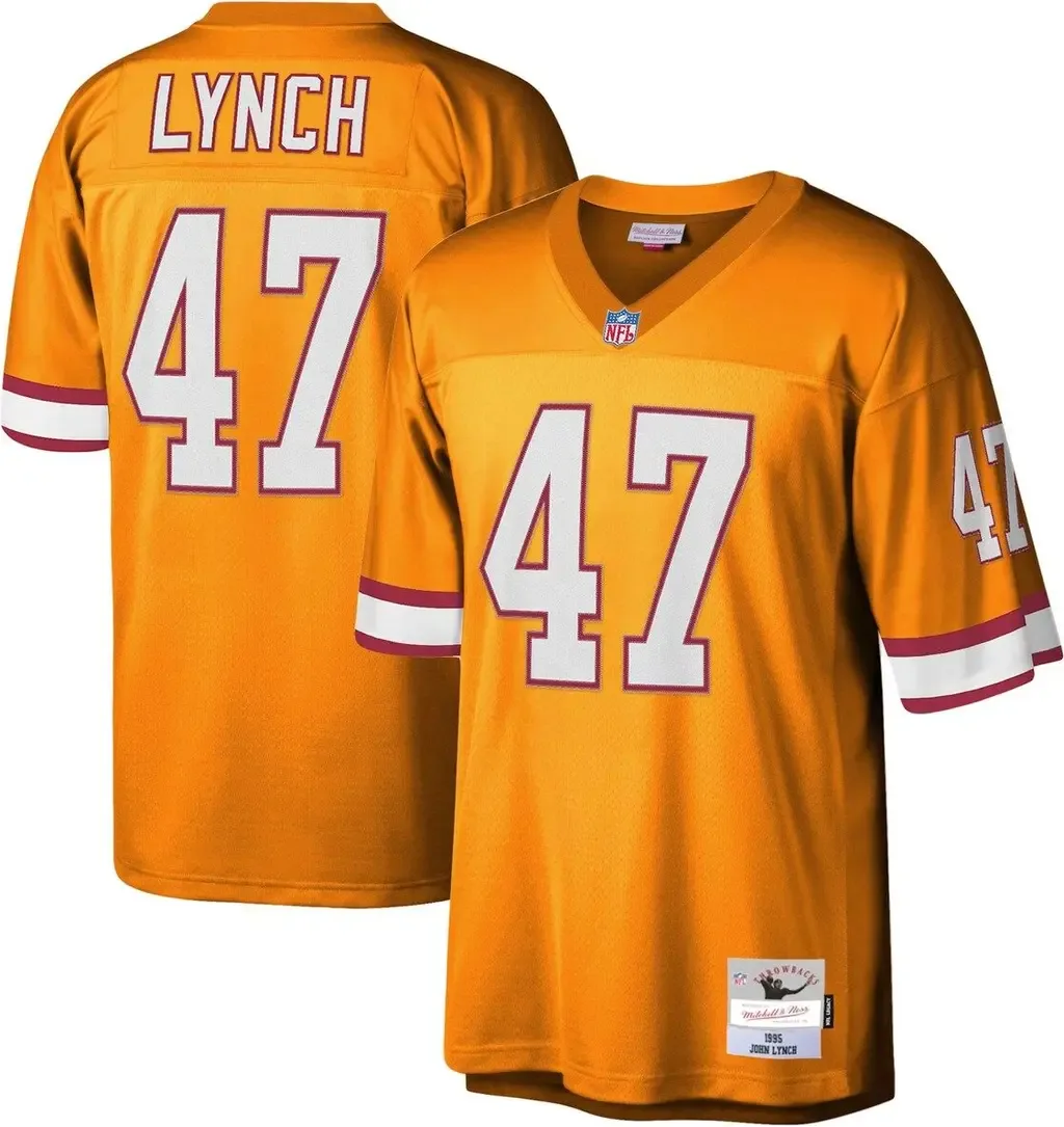Mitchell & Ness John Lynch Orange Tampa Bay Buccaneers 1995 Legacy Retired Player Jersey by Mitchell & Ness