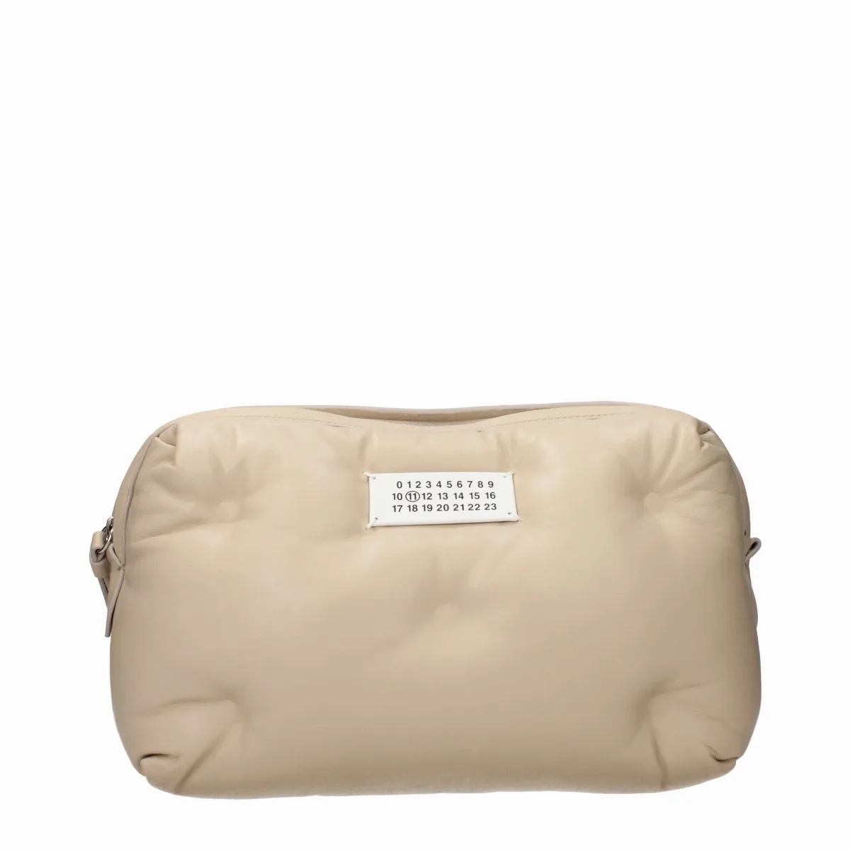 Padded Leather Clutch by Maison Margiela