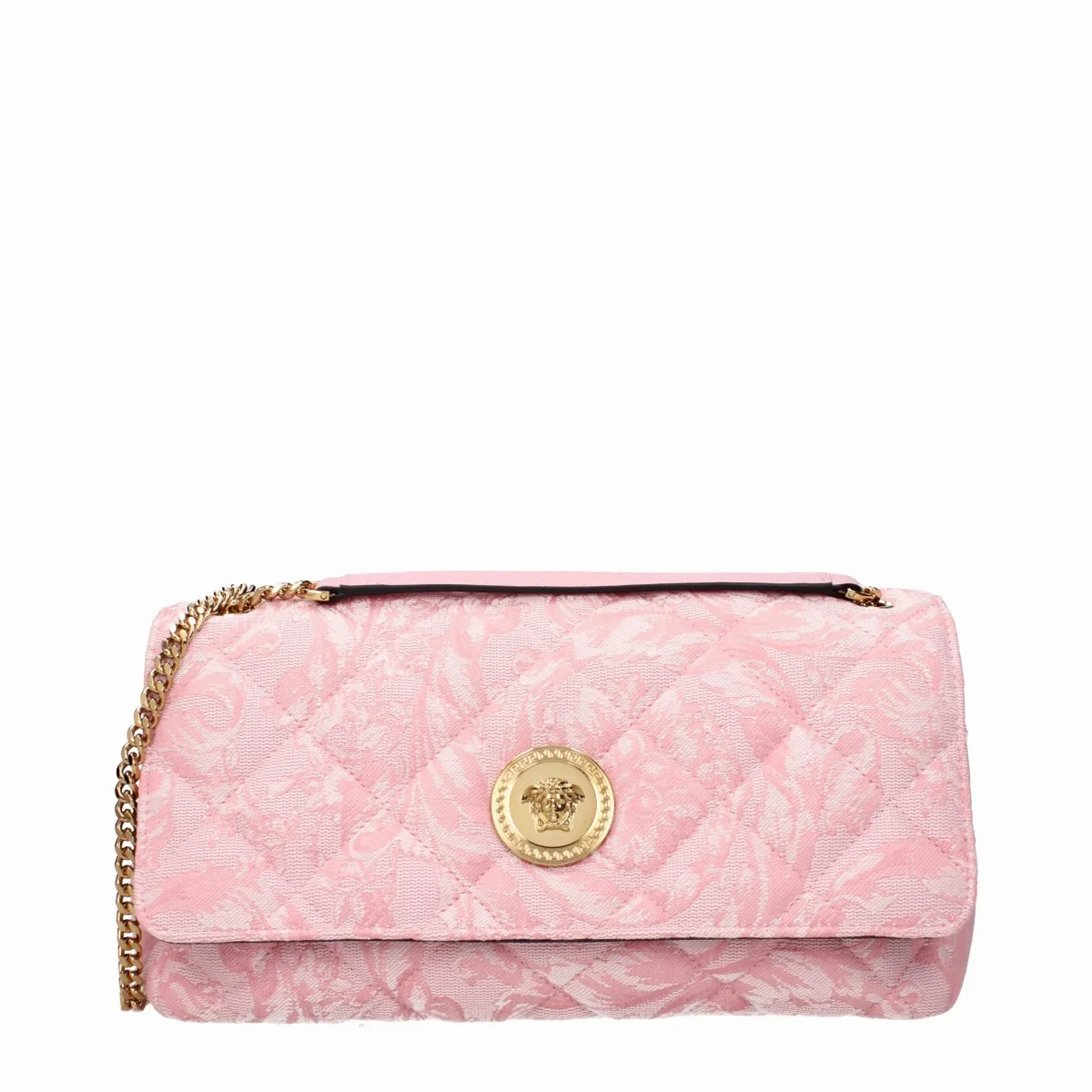 Quilted Jacquard Shoulder Bag by Versace