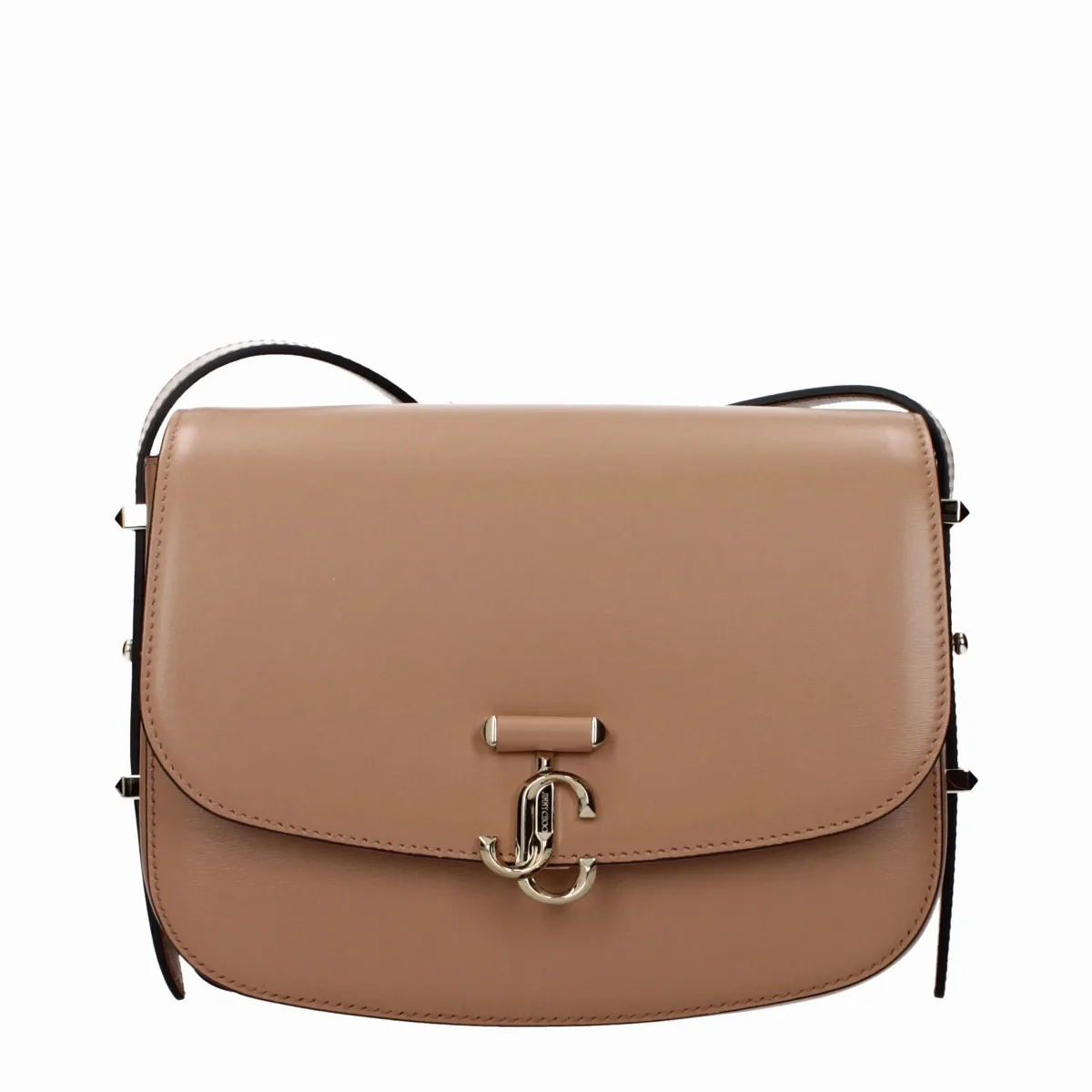 Leather with Swivel Clasp Crossbody Bag by Jimmy Choo