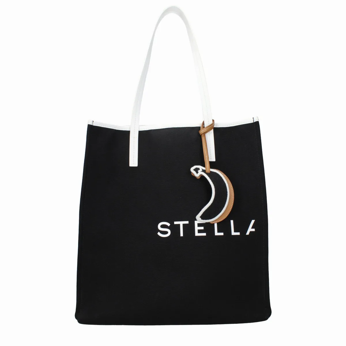 Logo-Embroidered Canvas Shoulder Bag by Stella Mccartney