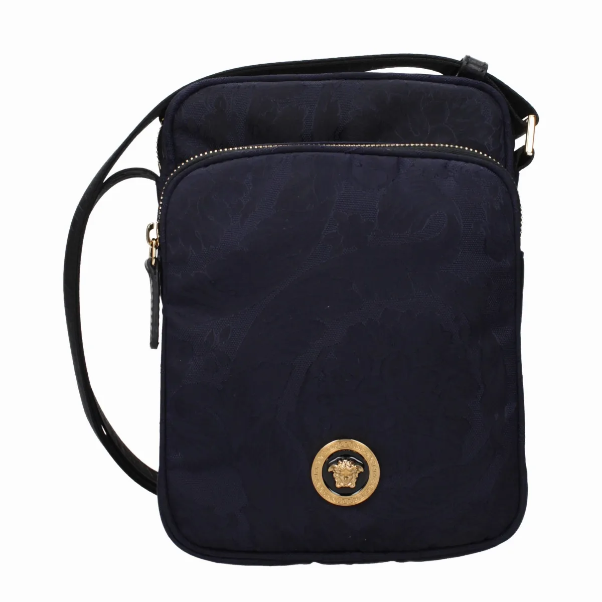 Logo-Embellished Nylon Crossbody Bag by Versace