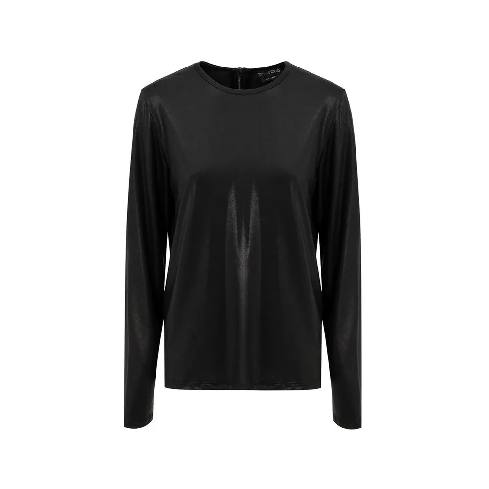 Viscose Zip Back Sweater by Tom Ford